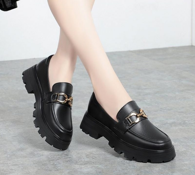 America Dame Loafer Sko - Sort