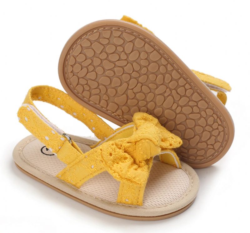 Amonet Babypigers Strandsandal - Gul