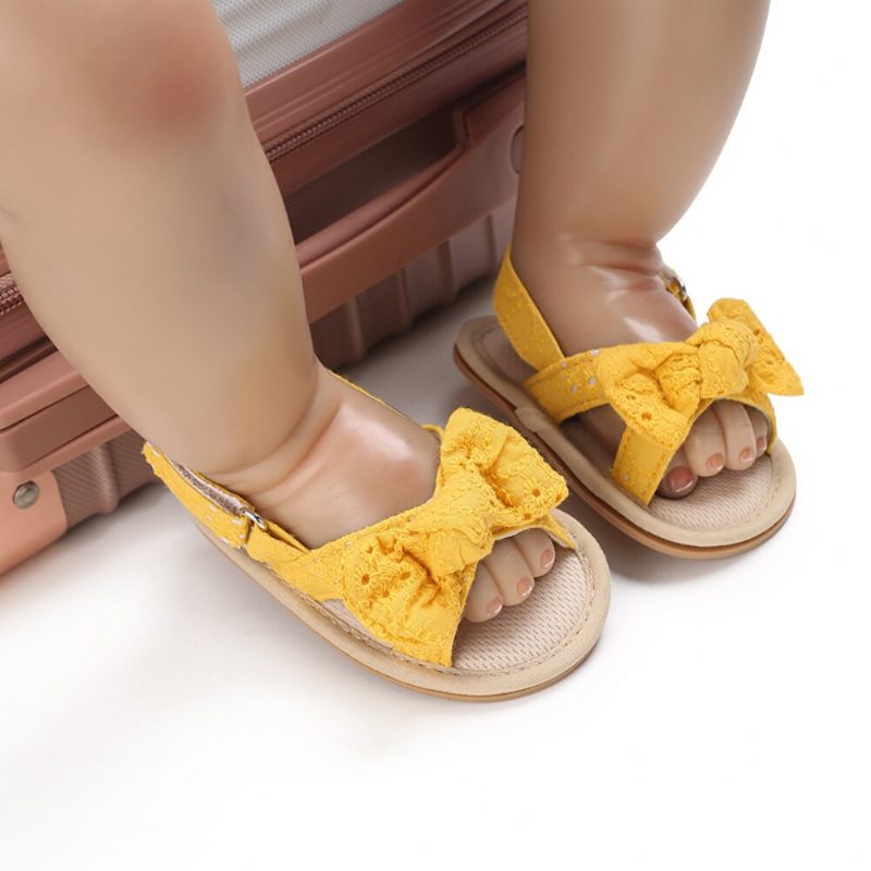 Amonet Babypigers Strandsandal - Gul