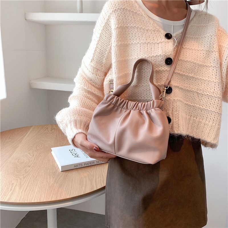 Andalux Lille Crossbody-håndtaske I Læder Til Kvinder - Sort