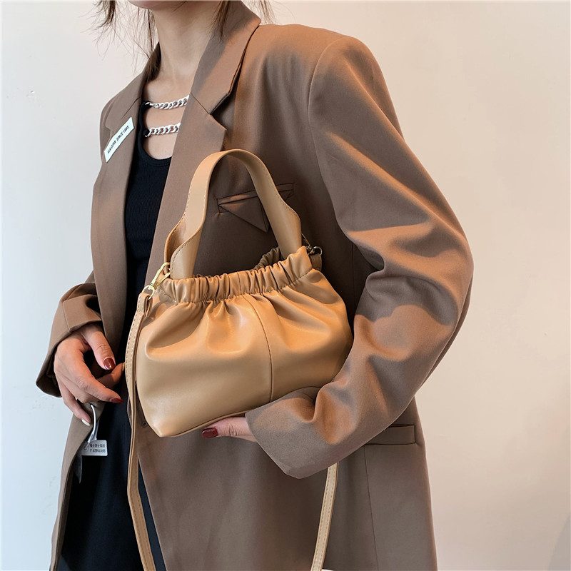 Andalux Lille Crossbody-håndtaske I Læder Til Kvinder - Sort