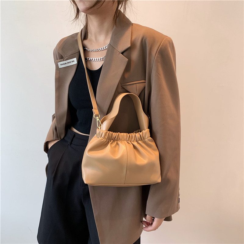 Andalux Lille Crossbody-håndtaske I Læder Til Kvinder - Sort