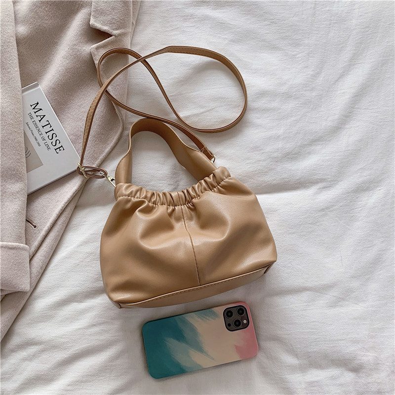 Andalux Lille Crossbody-håndtaske I Læder Til Kvinder - Sort