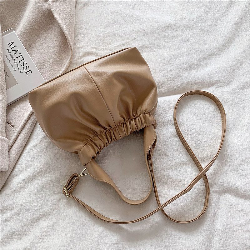 Andalux Lille Crossbody-håndtaske I Læder Til Kvinder - Sort