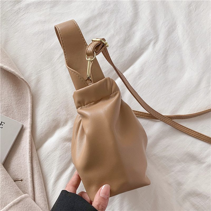 Andalux Lille Crossbody-håndtaske I Læder Til Kvinder - Sort