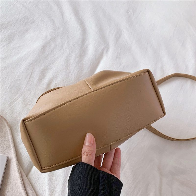 Andalux Lille Crossbody-håndtaske I Læder Til Kvinder - Sort