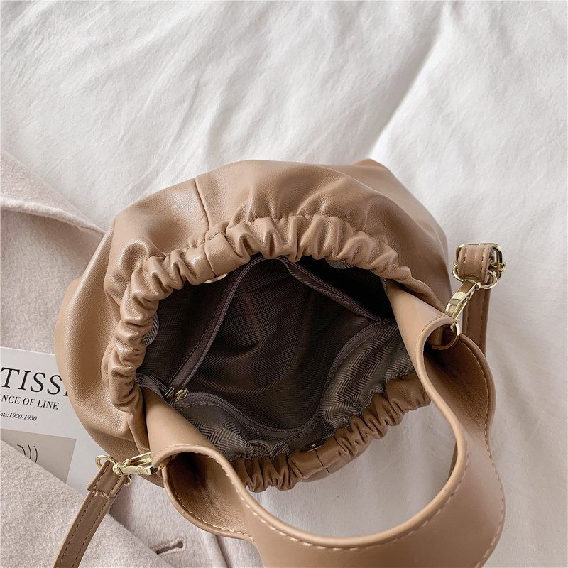 Andalux Lille Crossbody-håndtaske I Læder Til Kvinder - Sort