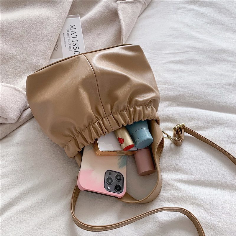 Andalux Lille Crossbody-håndtaske I Læder Til Kvinder - Sort