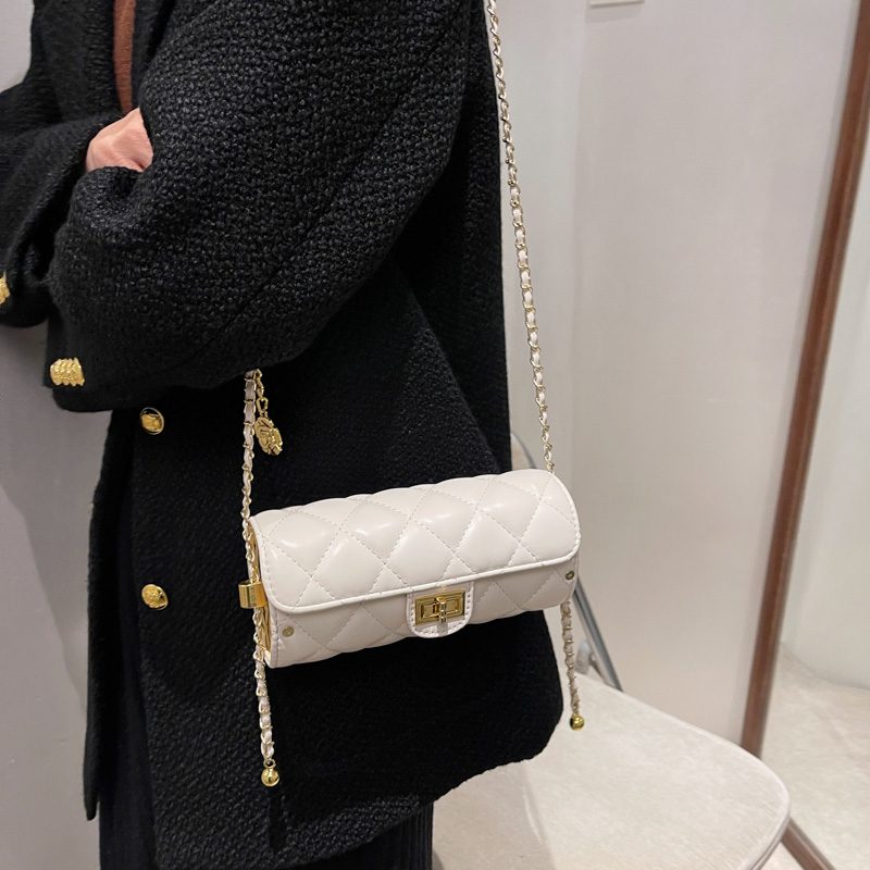 Andry Dame Designer Læder Mini Håndtaske - Beige