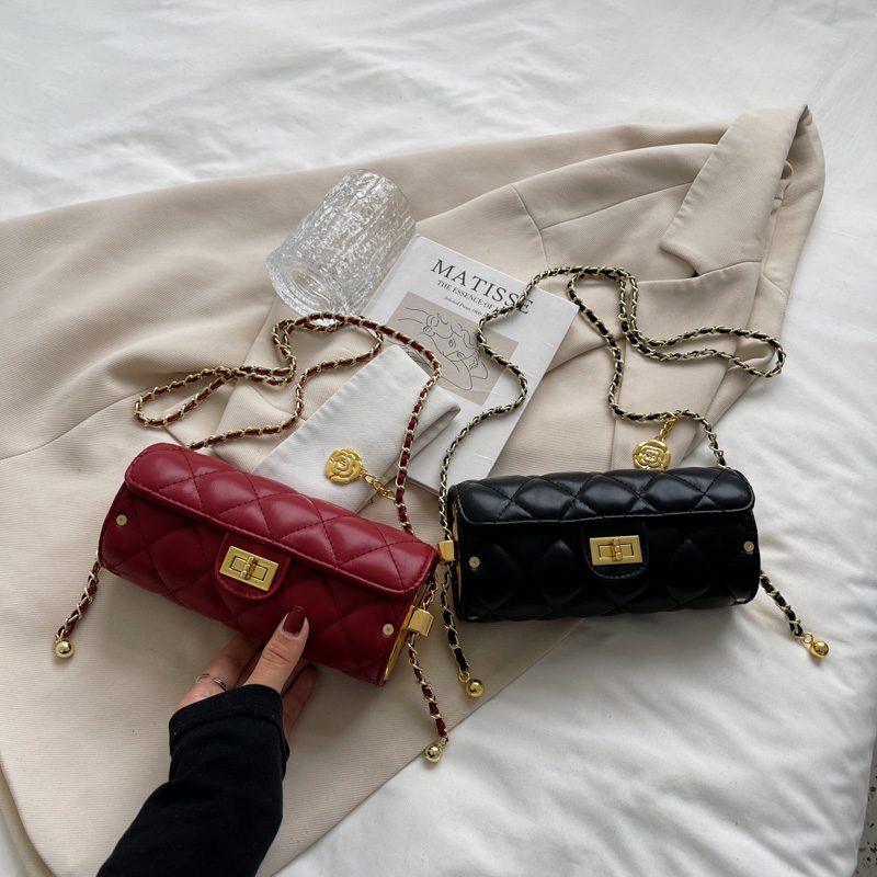 Andry Dame Designer Læder Mini Håndtaske - Beige