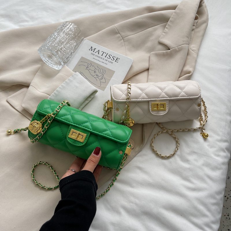 Andry Dame Designer Læder Mini Håndtaske - Beige