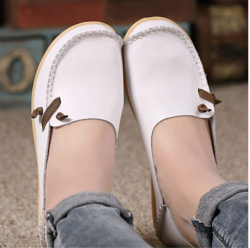 Angela Dame Loafer Sko - Beige