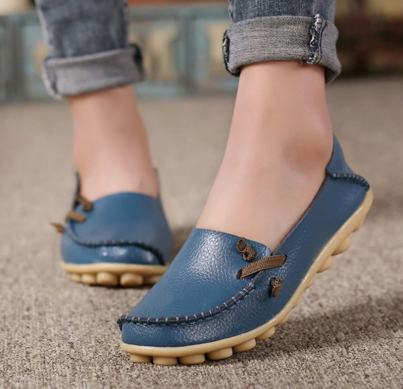 Angela Dame Loafer Sko - Beige