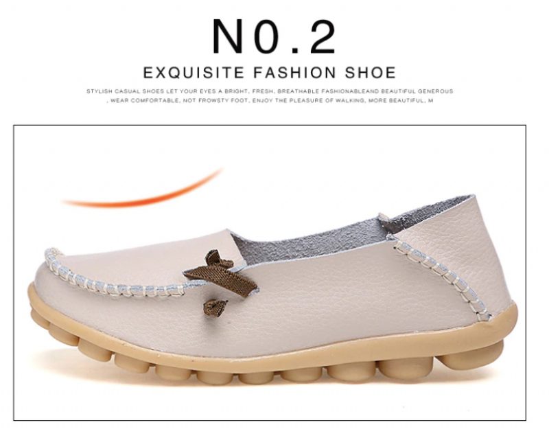 Angela Dame Loafer Sko - Beige