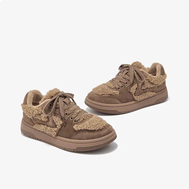 Angela Vintersneaker Til Kvinder - Beige