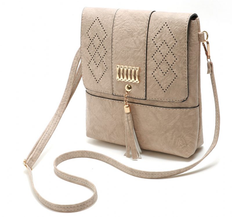 Angeles Designer Luksus Håndtaske Til Kvinder - Beige