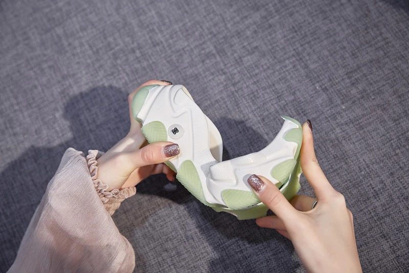 Angelis Platform Sneaker Til Kvinder - Abrikos