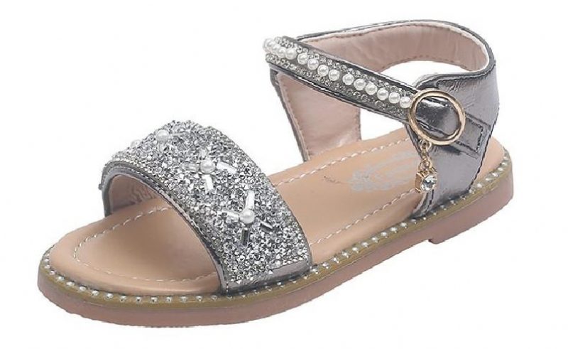 Angie Pigekjole Sandal - Sølv