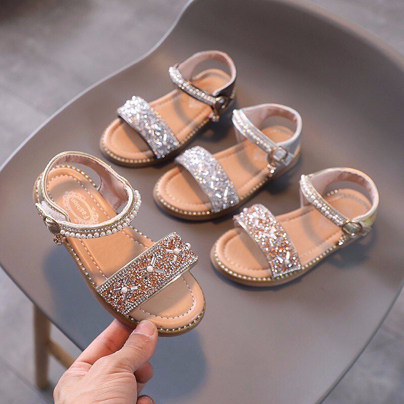 Angie Pigekjole Sandal - Sølv