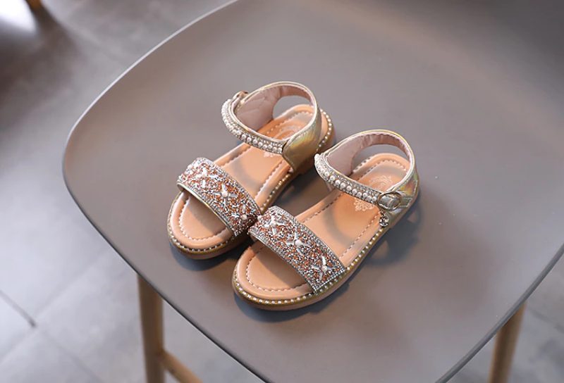 Angie Pigekjole Sandal - Sølv