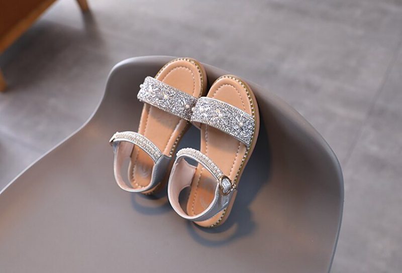 Angie Pigekjole Sandal - Sølv
