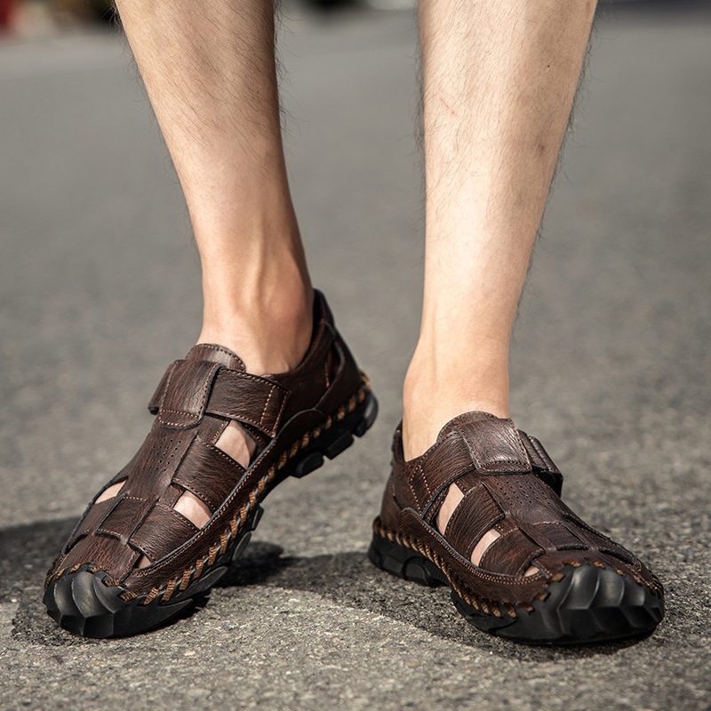 Anselmo Casual Sandaler Til Mænd - Kaffe