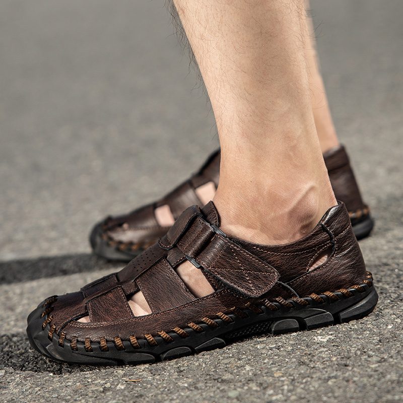 Anselmo Casual Sandaler Til Mænd - Kaffe