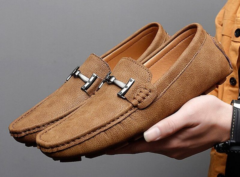 Anthuan Loafers Luksussko Til Mænd - Beige
