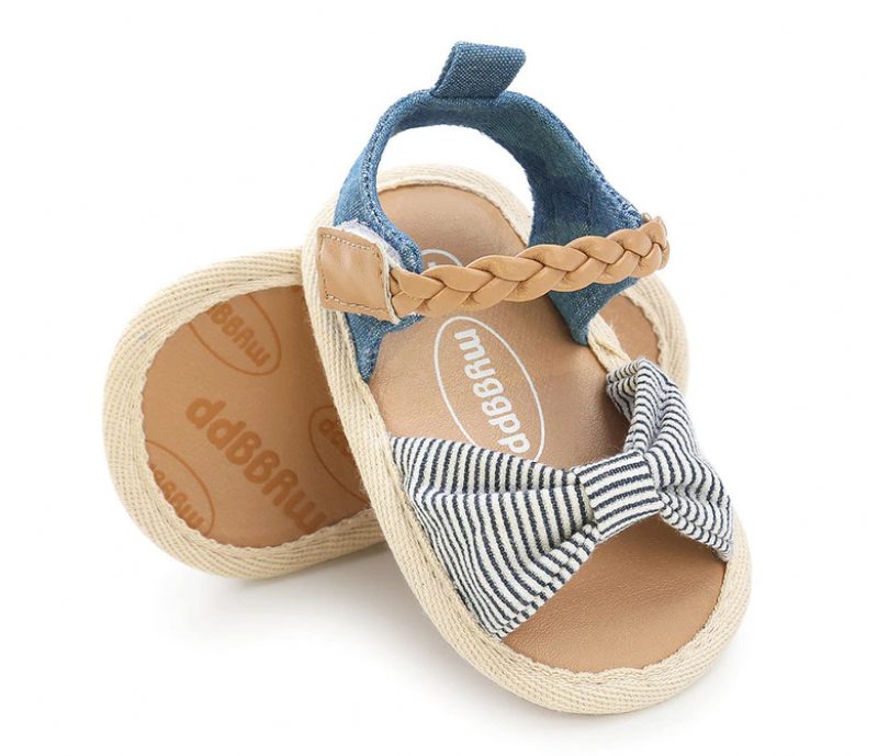 Antonia Babypigers Afslappede Sandal - Marineblå