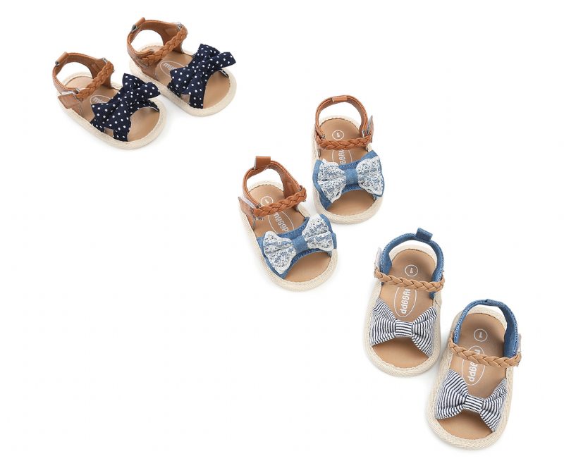 Antonia Babypigers Afslappede Sandal - Marineblå