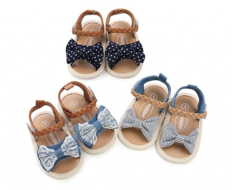 Antonia Babypigers Afslappede Sandal - Marineblå