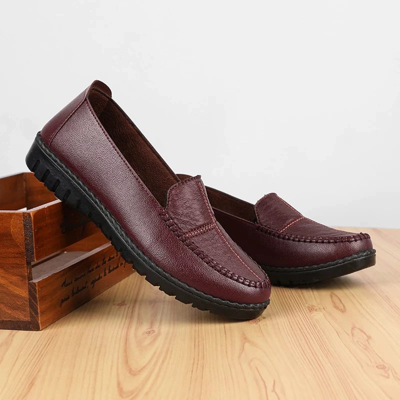 Antonia Dame Loafer Sko - Rød