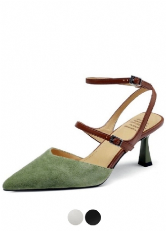 Antonia Slingbacks-sandaler I Læder Til Kvinder