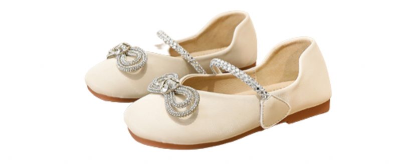 Antonieta Flade Sko Til Piger - Beige