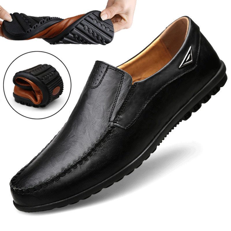 Antonio Loafers Dress Sko Til Mænd - Sort