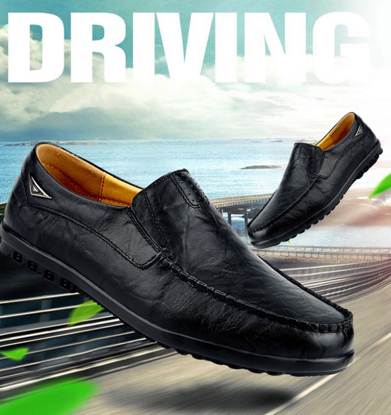 Antonio Loafers Dress Sko Til Mænd - Sort
