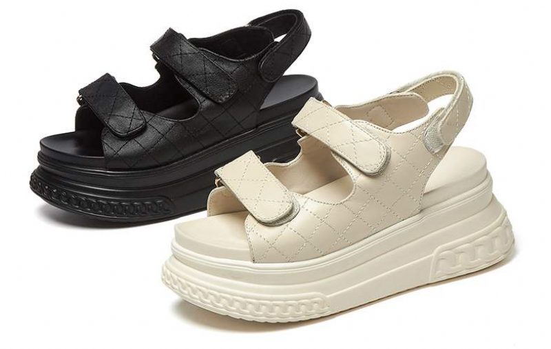 Apolinar Platformssandal Til Kvinder - Beige