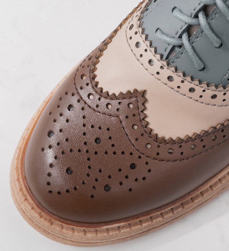 Aquamarine Oxfords Sko Til Kvinder - Brun