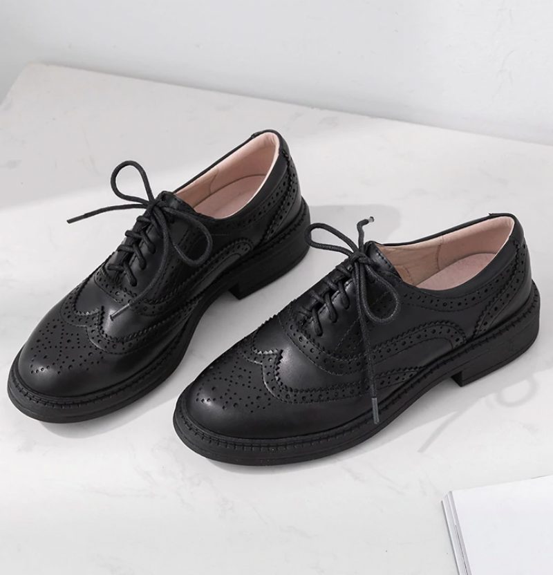 Aquamarine Oxfords Sko Til Kvinder - Brun