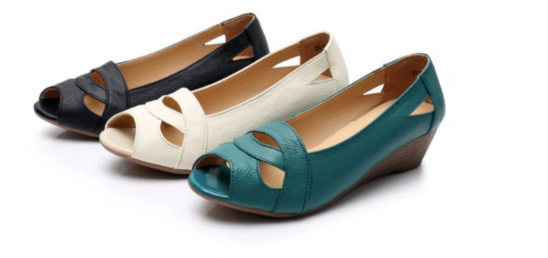 Aranza Wedges-sandaler Til Kvinder - Grøn