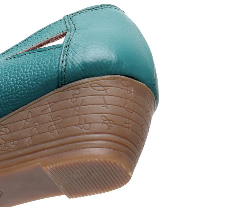 Aranza Wedges-sandaler Til Kvinder - Grøn