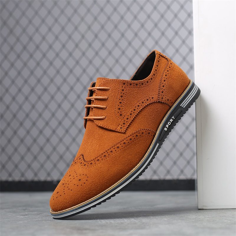 Arce Loafers Dress Sko Til Mænd - Orange