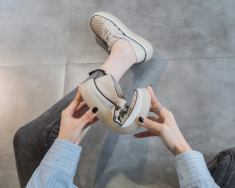 Archi Behagelige Slip-on Sportssko Til Kvinder - Beige