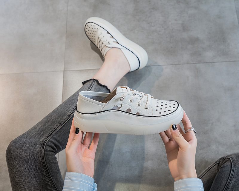 Archi Behagelige Slip-on Sportssko Til Kvinder - Beige