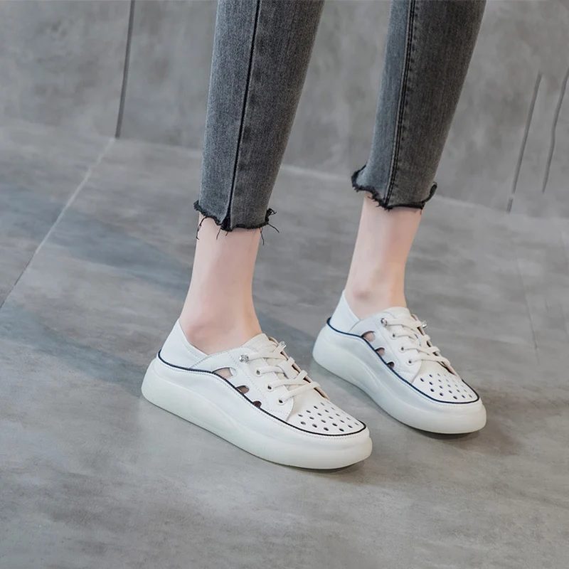 Archi Behagelige Slip-on Sportssko Til Kvinder - Beige