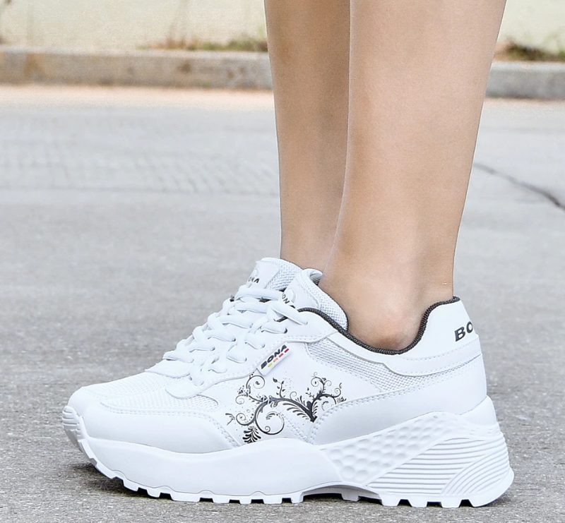 Archi Komfortabel Åndbar Sneaker Til Kvinder - Hvid