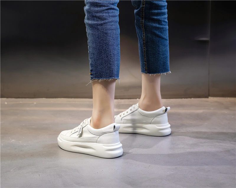 Archi Sneaker I Læder I - Hvid