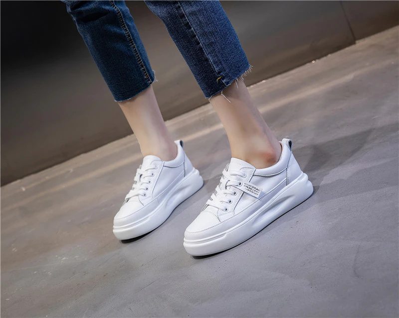Archi Sneaker I Læder I - Hvid