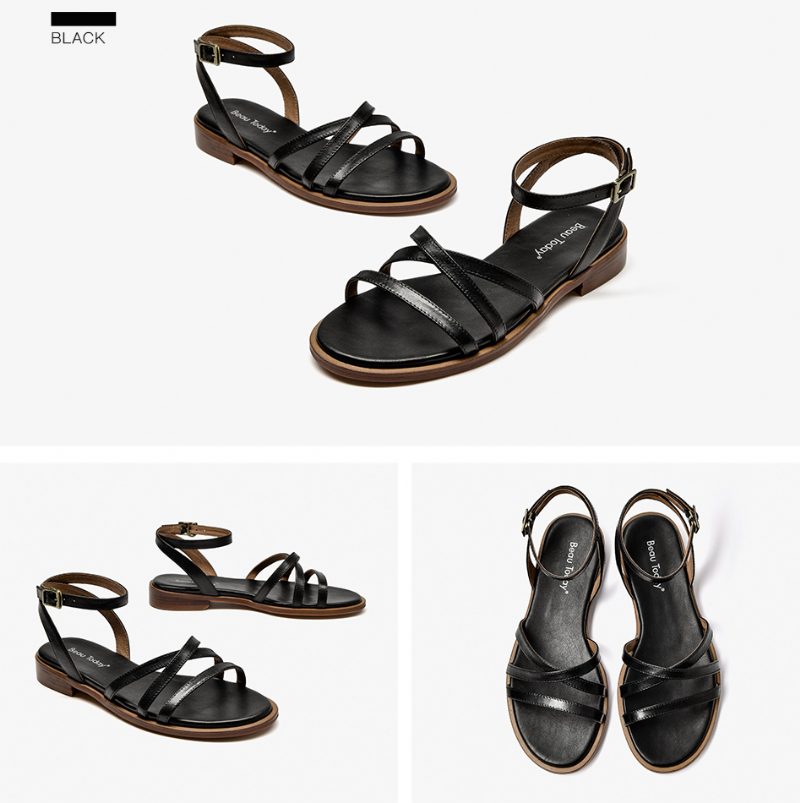 Arenas Damesandaler - Sort