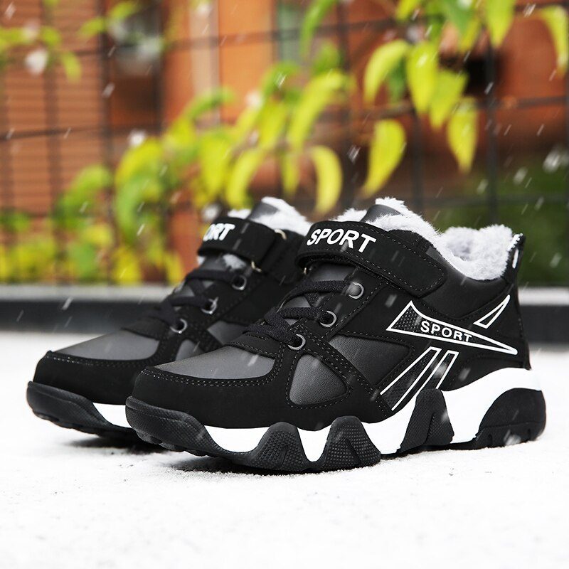 Ares Warm Sneaker Til Drenge - Blå Pels